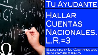 C El Ingreso Disponible  Ejercicio de Macroeconomía Nº3 [upl. by Tertias]