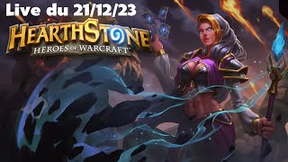 ReDiff du 211223 Hearthstone classé standard chasseur arcane [upl. by Gorrono]