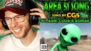 Vapor Reacts 885  AREA 51 MEME SONG  by CG5 ft Coda Axie amp Xoriak REACTION [upl. by Suzetta]