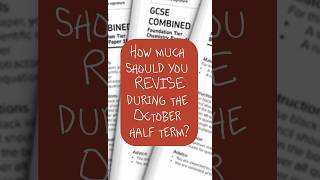 How much should you revise during October half term ￼ [upl. by Durston]