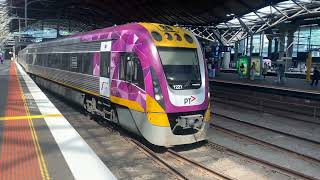 VLine VL21 Departing Southern Cross Station to Shepparton [upl. by Irisa]