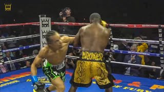 Adrien Broner vs Blair Cobbs KNOCKDOWN 2 Round [upl. by Deenya244]