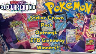 Pokemon Stellar crown pack opening and well as Upcoming news and events [upl. by Naek548]