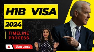 H1b Visa Timeline amp process explained  H1b visa 2024 [upl. by Enelyam176]