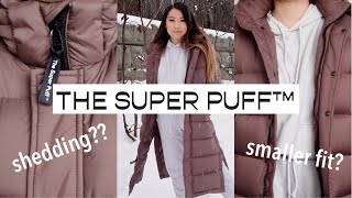 ARITZIA NEW SUPER PUFF REVIEW  New vs Old Version Long  Winter 2021 [upl. by Eri570]