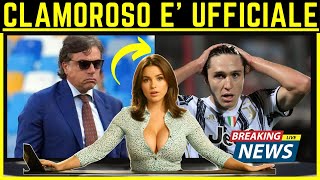 NOTIZIA CLAMOROSA DALLA CONTINASSA LA JUVENTUS RISCHIA DI PERDERLO [upl. by Tezile]