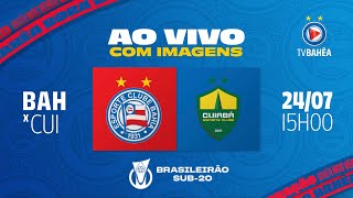 SUB 20  BAHIA 3 x 3 CUIABÁ  AO VIVO E COM IMAGENS  BRASILEIRO 240724 [upl. by Assertal]