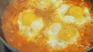 Breakfast Ideas Eggs and Tomatoes Recipe  Easy Eggs Recipe for Breakfast [upl. by Enait]