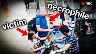 CCTV Captures Necrophile Luring Victim To Her Death [upl. by Hoxie]