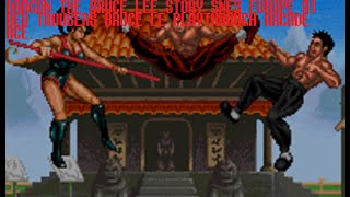 Dragon The Bruce Lee Story SNES Europe A1 Red Trousers Bruce Le Playthrough [upl. by Asenej]