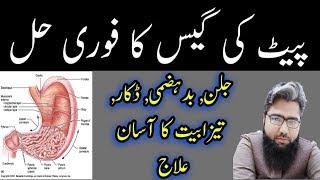 Pait Ki Gas Ka Fori ilaj  gastric problem solution معدہ کی گیس کا آسان نسخہUrduHindi [upl. by Essej]