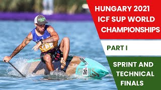 2021 ICF SUP World Championships Highlights Technical Race finals [upl. by Lamiv890]