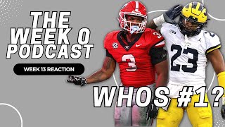 CFP Championship Week Rankings Reaction II The Week 0 Podcast [upl. by Aiuqes518]