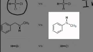 Lecture Problem Comparing Acidity of Organic Molecules [upl. by Albion]