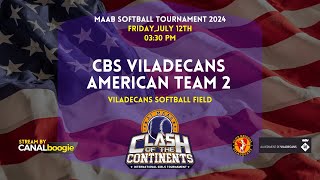 MAAB ST 2024  CBS VILADECANS Vs AMERICAN TEAM 2  0330 PM [upl. by Nnylyam]