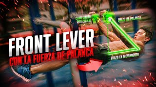 Logra Tú Primer Front Lever Utilizando LA FUERZA DE PALANCA 🔥  Rutina De Calistenia [upl. by Gombach357]