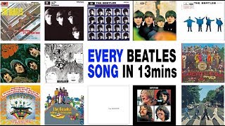 Every Beatles Song in 13 minutes [upl. by Milas]