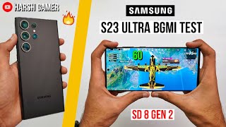 Samsung S23 Ultra Pubg Test With FPS Meter Heating and Battery Test  SD 8 Gen 2 😱 [upl. by Nirb]