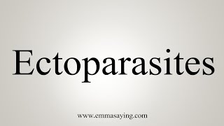 How To Say Ectoparasites [upl. by Solnit]