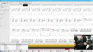 Anthrax  Medusa player on Fedora with TuxGuitar  Gutiarix [upl. by Nosinned]