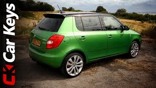 Skoda Fabia vRS 2013 review  Car Keys [upl. by Ilamad103]