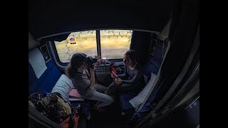 Amtrak Empire Builder Red Wing Minnesota to Portland Oregon sleeper car roomette [upl. by Asiulairam147]