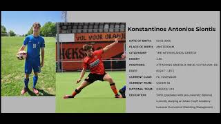 highlights Tinos Siontis Fc Volendam [upl. by Accem]