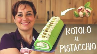 ROTOLO AL PISTACCHIO FATTO IN CASA DA BENEDETTA Ricetta Facile  Pistacchio Swiss Roll Easy Recipe [upl. by Saitam]