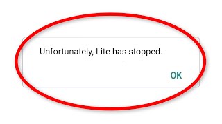 Fix Unfortunately Facebook Lite Has Stopped Error Android  Facebook Lite Not Open Problem Android [upl. by Rhonda]