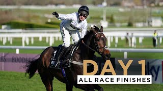 ALL RACE FINISHES FROM DAY 1 OF THE CHELTENHAM FESTIVAL 2023 [upl. by Yraccaz]