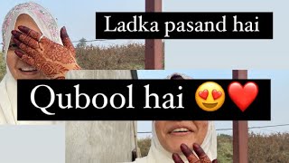 Mene ladka pasand kar liya finally😍❤️ explorepage explore islamicvideo muslimah [upl. by Brittaney541]