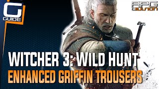 Witcher 3 The Wild Hunt  Enhanced Griffin Trousers Diagram Location Griffin School Gear [upl. by Katherine553]