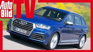 Audi SQ7 TDI 2016 Fahrbericht Review Test  Probefahrt [upl. by Ong496]