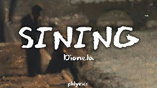 Sining  Dionela ft Jay R LYRICS [upl. by Iaka]