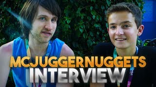 Interviewing McJuggerNuggets at VidCon 2017 The Devil Inside Series [upl. by Ydurt]