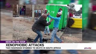 Xenophobic Attacks Two Nigerians Stabbed in South Africa [upl. by Arline]