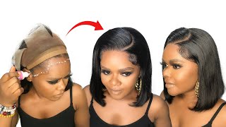 How To Install a Frontal Wig For Beginners Aligrace Hair [upl. by Nnyledam]