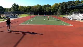 USTA 80 mixed doubles Missouri Valley Sectionals semi finals 2024 set 2 [upl. by Atinehs455]