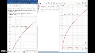 Gjennomsnittlig og momentan vekstfart i GeoGebra 6 [upl. by Kucik]