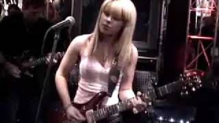 Orianthi quotHere on Earthquot live  NAMM 2006 [upl. by Eitra]