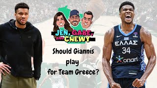 Are Milwaukee Bucks fans okay with Giannis Antetokounmpo playing for Team Greece nba [upl. by Cathey]