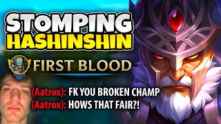 STOMPING INFAMOUS HASHINSHIN UNTIL HE RAGEQUITS LEVEL 1 KILL [upl. by Spense]