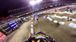 GoPro HD Jason Anderson Main Event 2014 Monster Energy Supercross from Anaheim 2 [upl. by Branch]