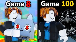 I Played 100 Roblox Games [upl. by Mcclelland]