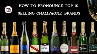 How to pronounce top selling Champagne brands correctly Moet Chandon Veuve Clicquot and more [upl. by Tyree]