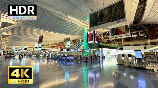 Tokyo walk  All Terminal in Haneda International Airport Terminal 123 Japan  4K HDR [upl. by Aretak]