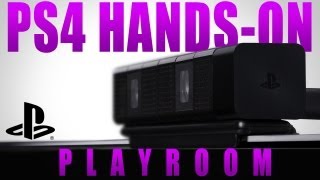 PS4 handson The Playroom  DualShock 4 in action [upl. by Akenet518]