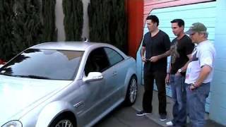 Peter Norths Ferrari 430 amp CLK 63 Black on CarCast With Adam Carolla and Sandy Ganz [upl. by Eliot]