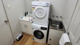 Using a Westinghouse EasyCare 300 Washing Machine amp a Fisher amp Paykel DE35F56A Tumble Dryer Part 1 [upl. by Lucrece]