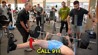 FAKE WEIGHTS in the GYM Prank [upl. by Dranal]